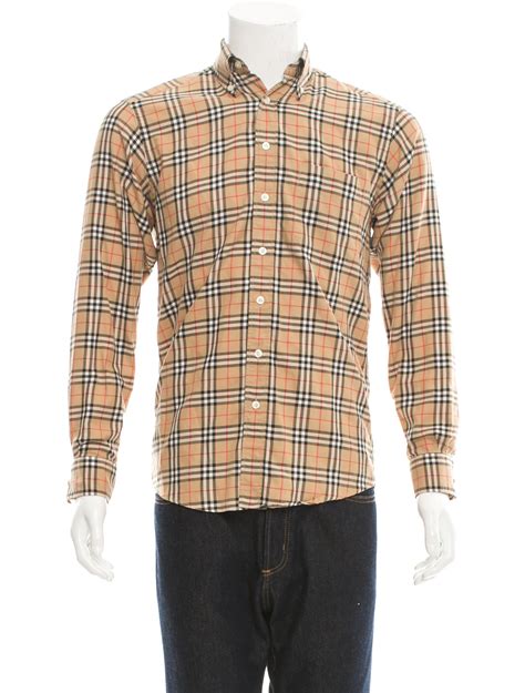 burberry check logo cotton t-shirt white|burberry nova check shirt.